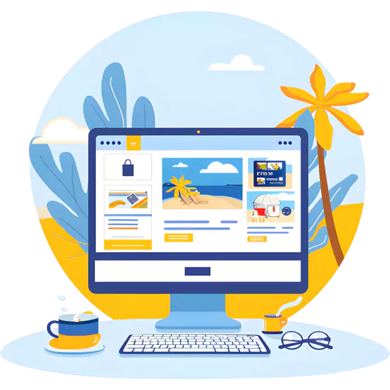 Tailor-made website for Travel Agencies