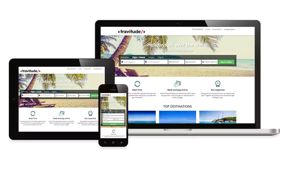 Real time travel booking engines